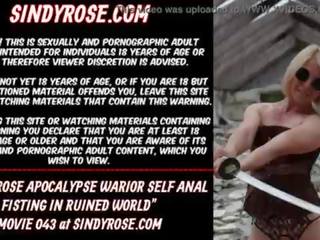 Sindy vrtnica apocalypse warrior samo analno s pestjo v ruined svet