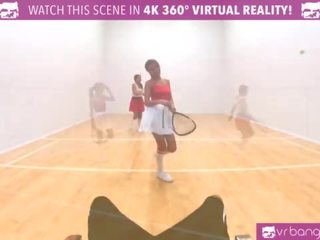 VR Bangers - DILLION and PRISTINE SCISSORING 10 min right after NAKED Racquetbal