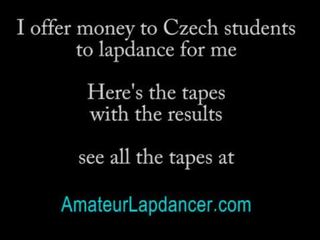 Czech college young sweetheart shakes booty and lapdance